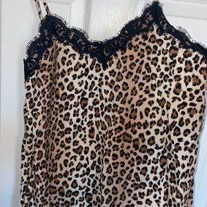 Boutique Leopard Lace Cami